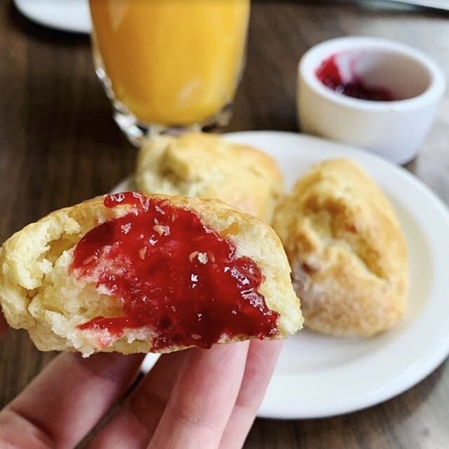 We&rsquo;re officially appointing it #sconesaturday. Who&rsquo;s craving fresh scones and jam today? (Don&rsquo;t forget, you can get our scones complimentary with any pick-up order&mdash;just ask!) Thanks for sharing the great snap, @salaciousbites!